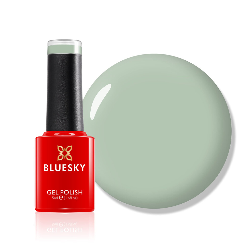 Gel Nail Polish, Centre Stage, Mini, FW04, Grey, Sage Green, Long Lasting, Chip Resistant, 5 ml Requires Drying Under UV LED Lamp