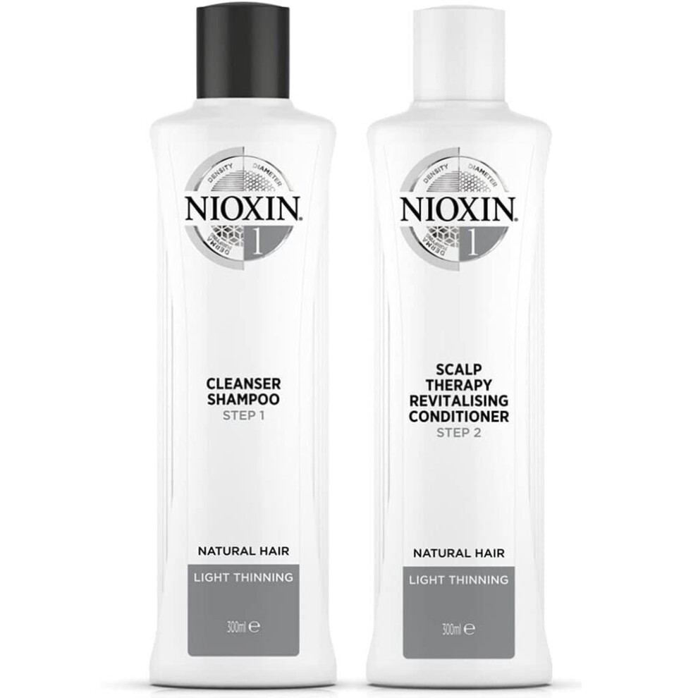 System 1 Cleanser & Scalp Therapy Revitaliser - Shampoo 300ml & Conditioner 300ml