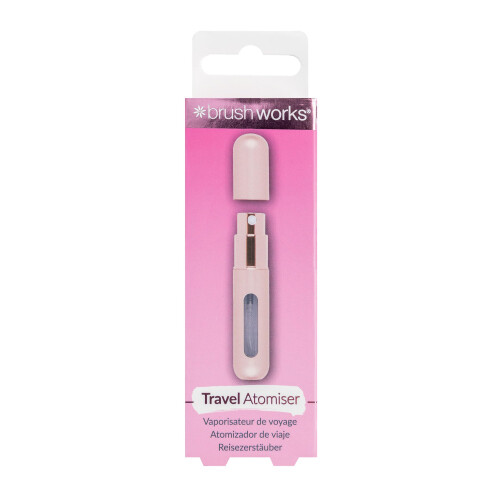 Brushworks Perfume Travel Atomiser Pink