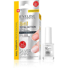 EVELINE 8 IN 1 TOTAL ACTION INTENSIVE NAIL CONDITIONER SILVER SHINE 12ml E-K018