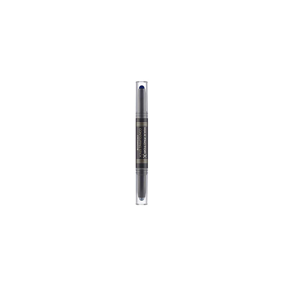 Contouring Stick Eyeshadow Silver Storm & Midnight Blue - Eyeshadow Pencil with Two Cool Shades for a Successful Eye Look - With Creamy Consistence