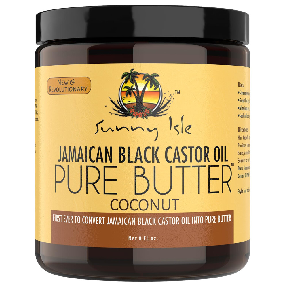 Sunny Isle Jamaican Castor Oil Coconut Pure Butter 236Ml Black