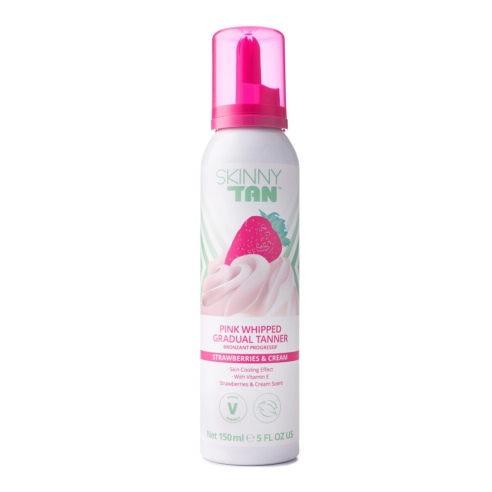 Skinny Tan Cream/Pink Strawberries And Whipped Gradual Tanner By For Women - 5 Oz Bronzer