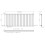 (White, 600 x 1440mm - Single) Flat Panel Radiators Horizontal Vertical Heater 6