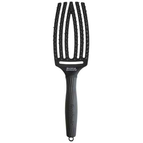 Olivia Garden Finger Brush Double Bristles schwarz