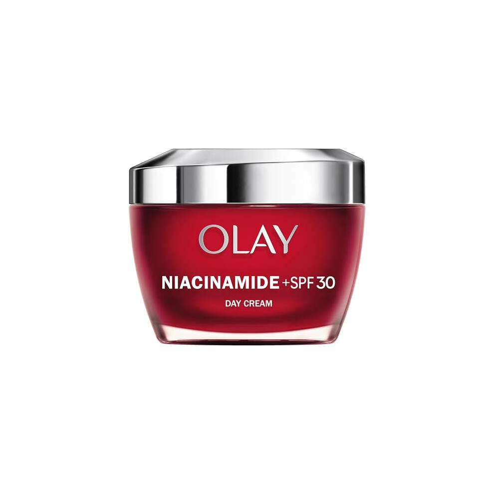 Olay Niacinamide + Spf30 Moisturiser, Day With 99 Percent Pure Niacinamide, Vitamin E And Spf30, 50Ml Cream
