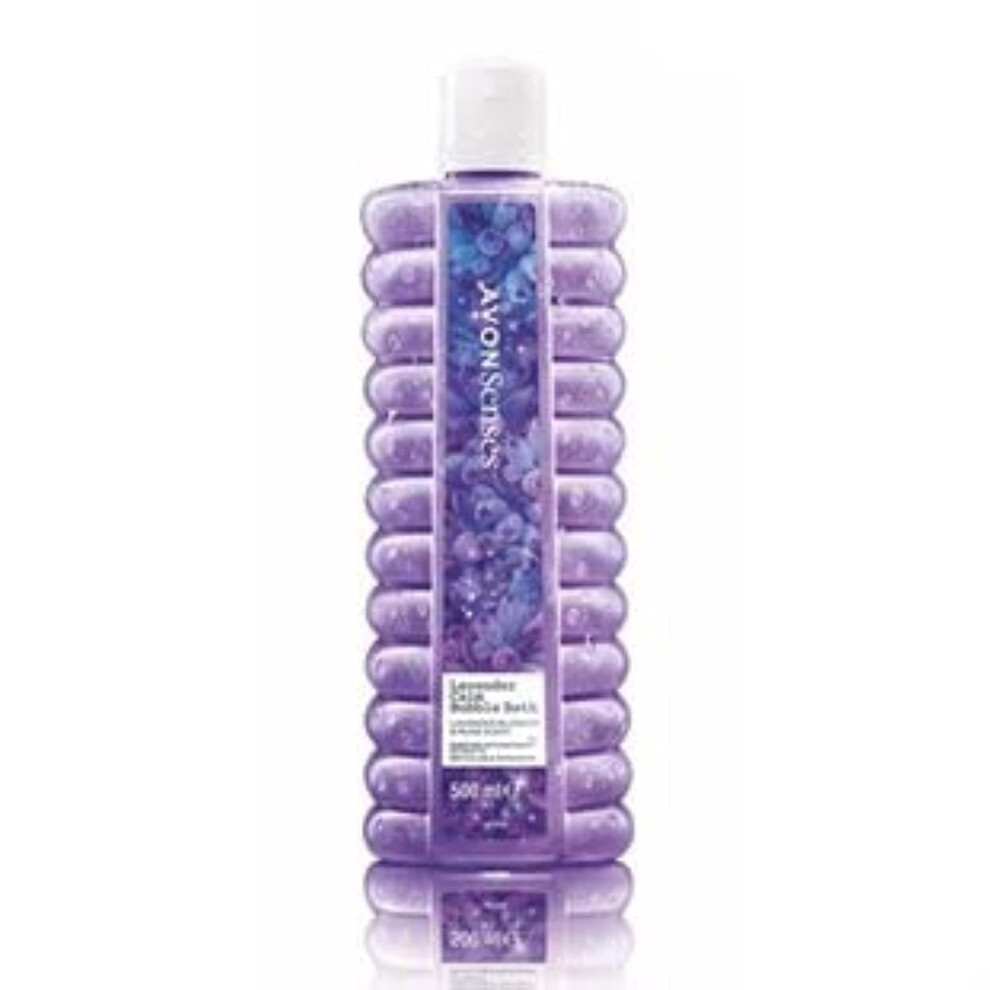 Senses Lavender Bubble Bath, 500ml (Lavender Calm - Lavender Blossom & Musk), Provides Calming Lavender Scent for Stress Relief