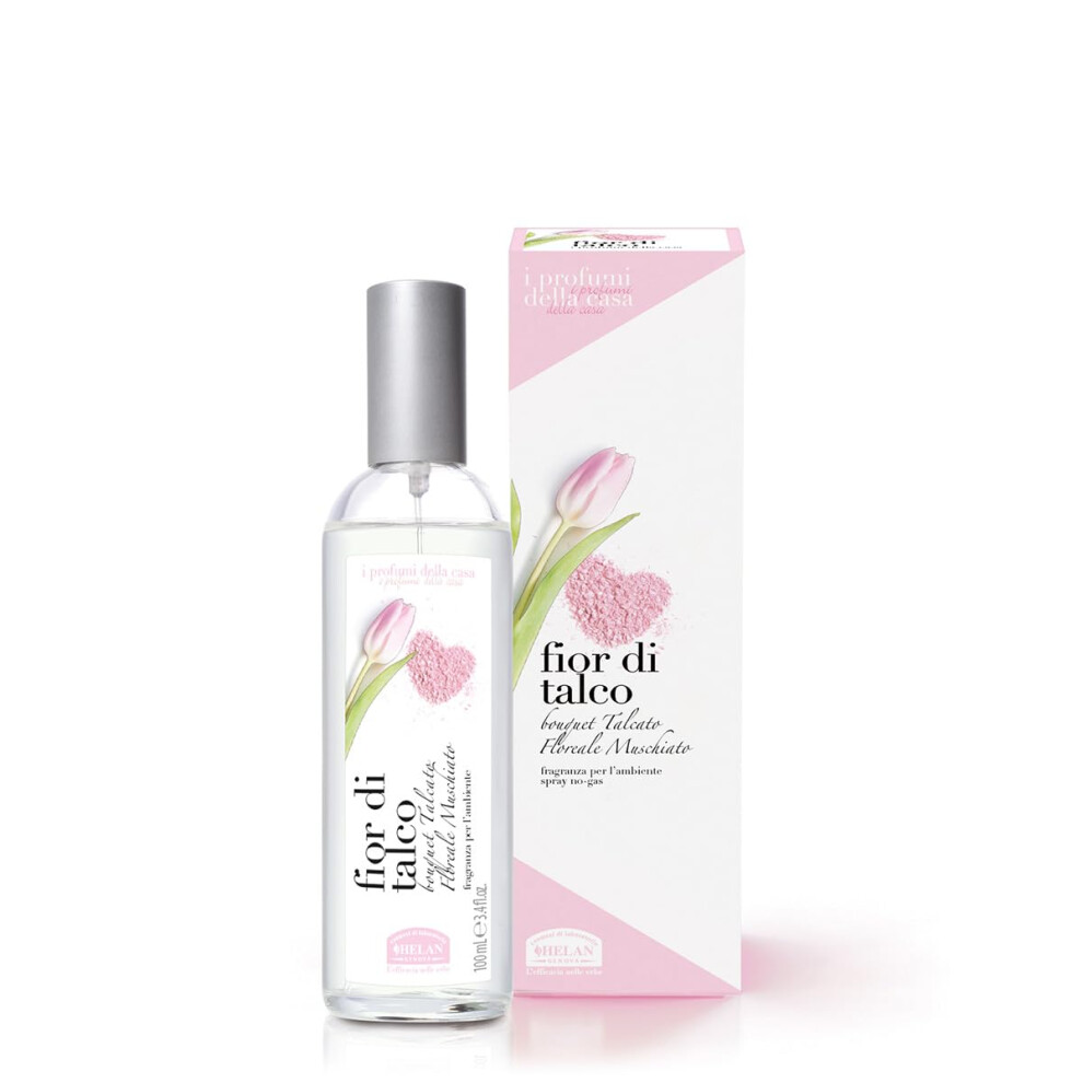 Helan I Profumi Della Casa - Fior Di Talco Room Spray With A Delicate, Fresh & Refined Scent, Diffusers For Home With Chypre & Musky Notes - Room Fragrance