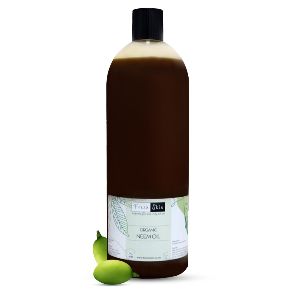 Freshskin Beauty Ltd | 100Ml Organic Neem Oil - 100% Organic, Pure, Natural, Cruelty Free & Vegan Friendly - Natural Insecticide