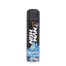 Nish Man Tijdelijke Haarkleur - Unisex Pro Mech Haarspray - ultieme kleurenspray voor kinderen & volwassenen (Blauw)
