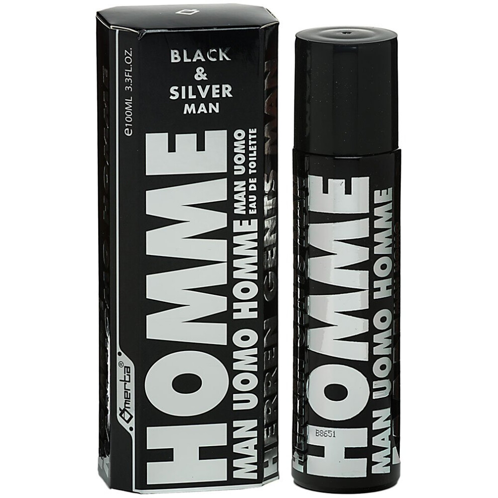 Omerta Black And Silver Man Eau De Toilette 100 Ml