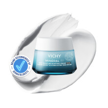 VICHY Mineral 89 Cream 100H Rich Moisture Boosting Cream | Hydrating Face Moisturizer with Hyaluronic Acid & Niacinamide | Daily Face Cream | Av