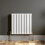 (White, 600 x 608mm - Double) Flat Panel Radiators Horizontal Vertical Heater 3