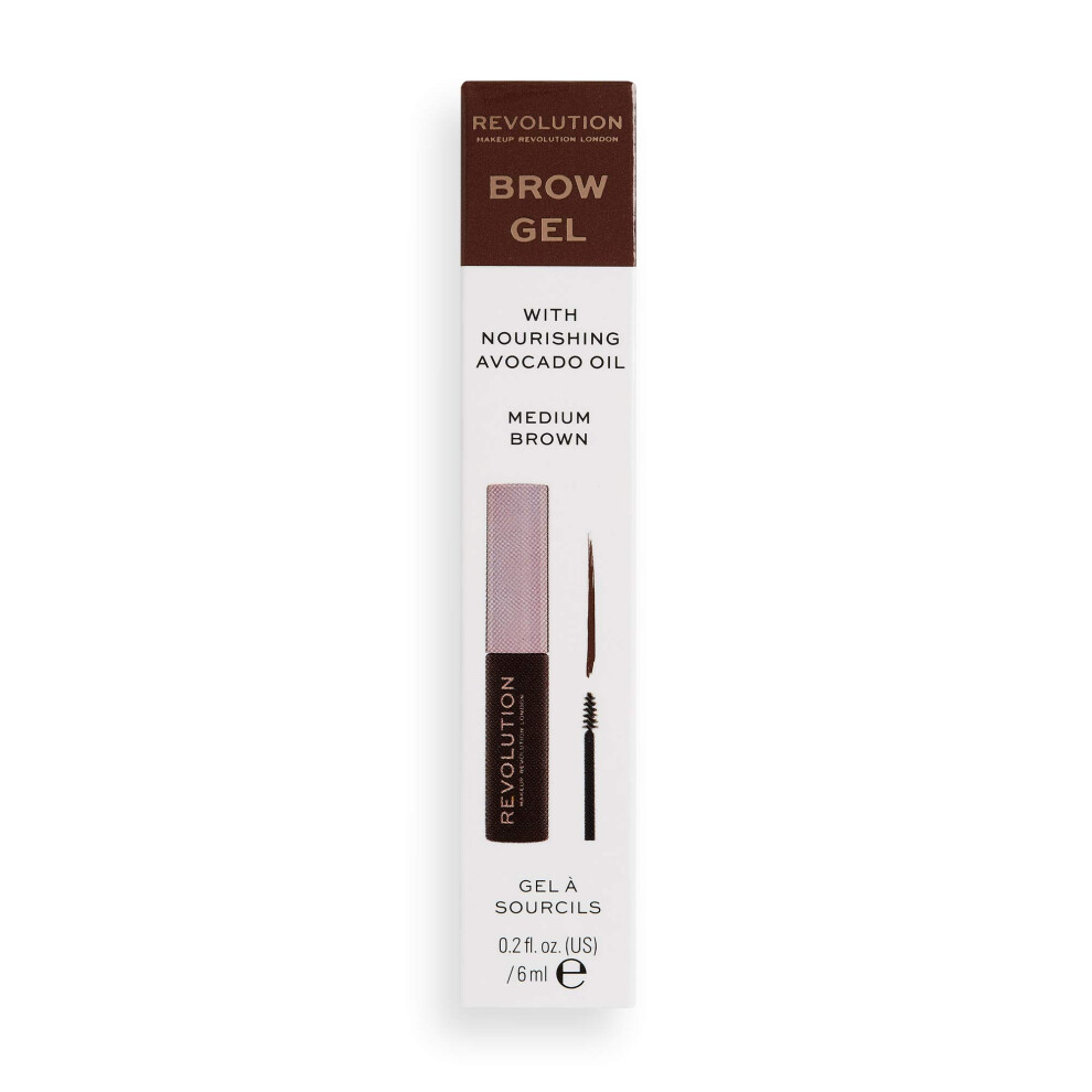 Revolution Women's Medium Brown Brow Gel In - Image 6