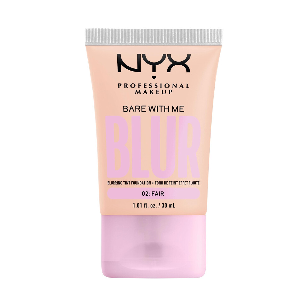 Blurring Tint Foundation, Medium Coverage, Matte Finish, With Niacinamide, Matcha and Glycerin, 12 Hours Hydrating, Bare With Me Blur, 30 ml, Shade: