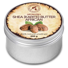 Shea Butter Cold Pressed 400g - Unrefined African Shea Butter - Ghana - 100% Pure & Natural - Best for Hair - Skin - Lip - Face - Body Care - Karite