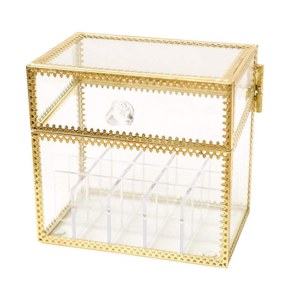 lip-gloss-organiser-glass-lipstick-holder-15-slots-space-organization-container-storage-for-tall-lip-gloss-lipstick-products