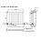 (White, 600 x 760mm - Double) Flat Panel Radiators Horizontal Vertical Heater 7