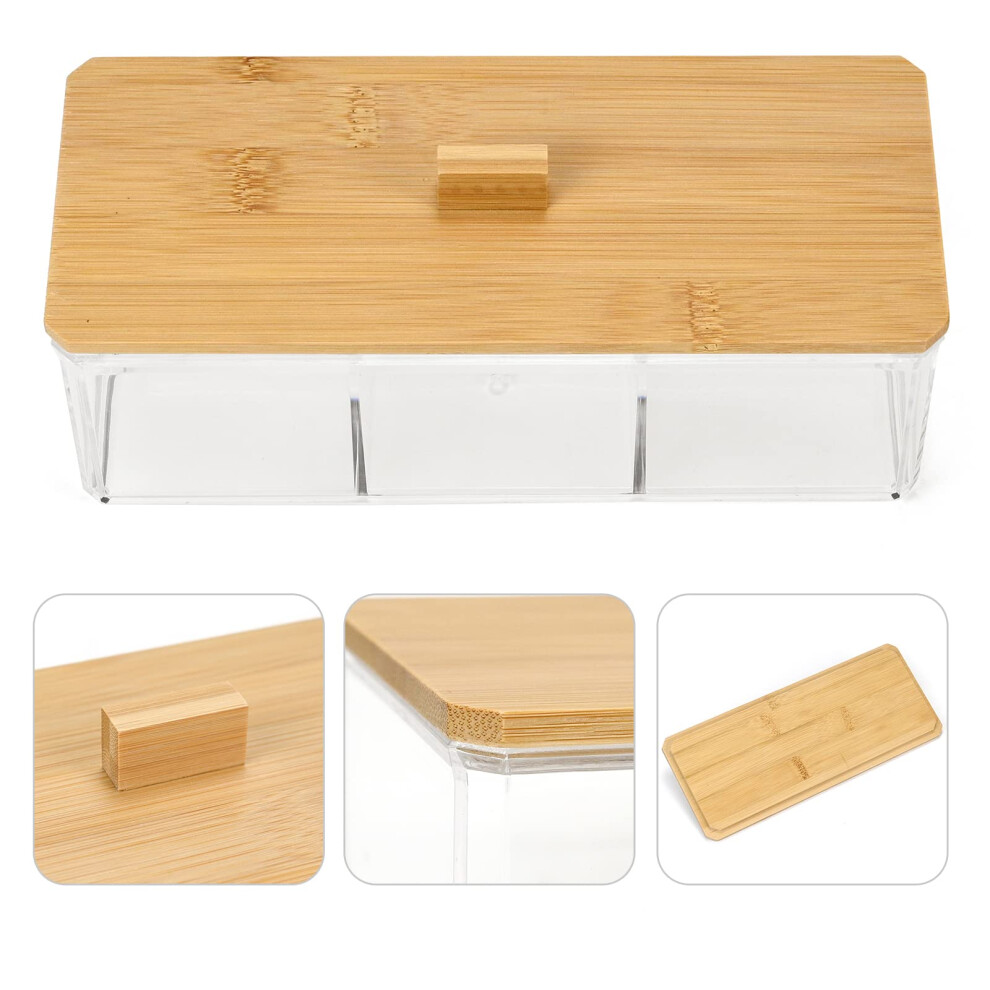 cotton-swab-holder-with-wood-lid--cotton-ball-holder-dispenser--bathroom-cosmetic-organisers-storage-jar-for-cotton-pads-bud-q-tip--clear-acrylic-desk