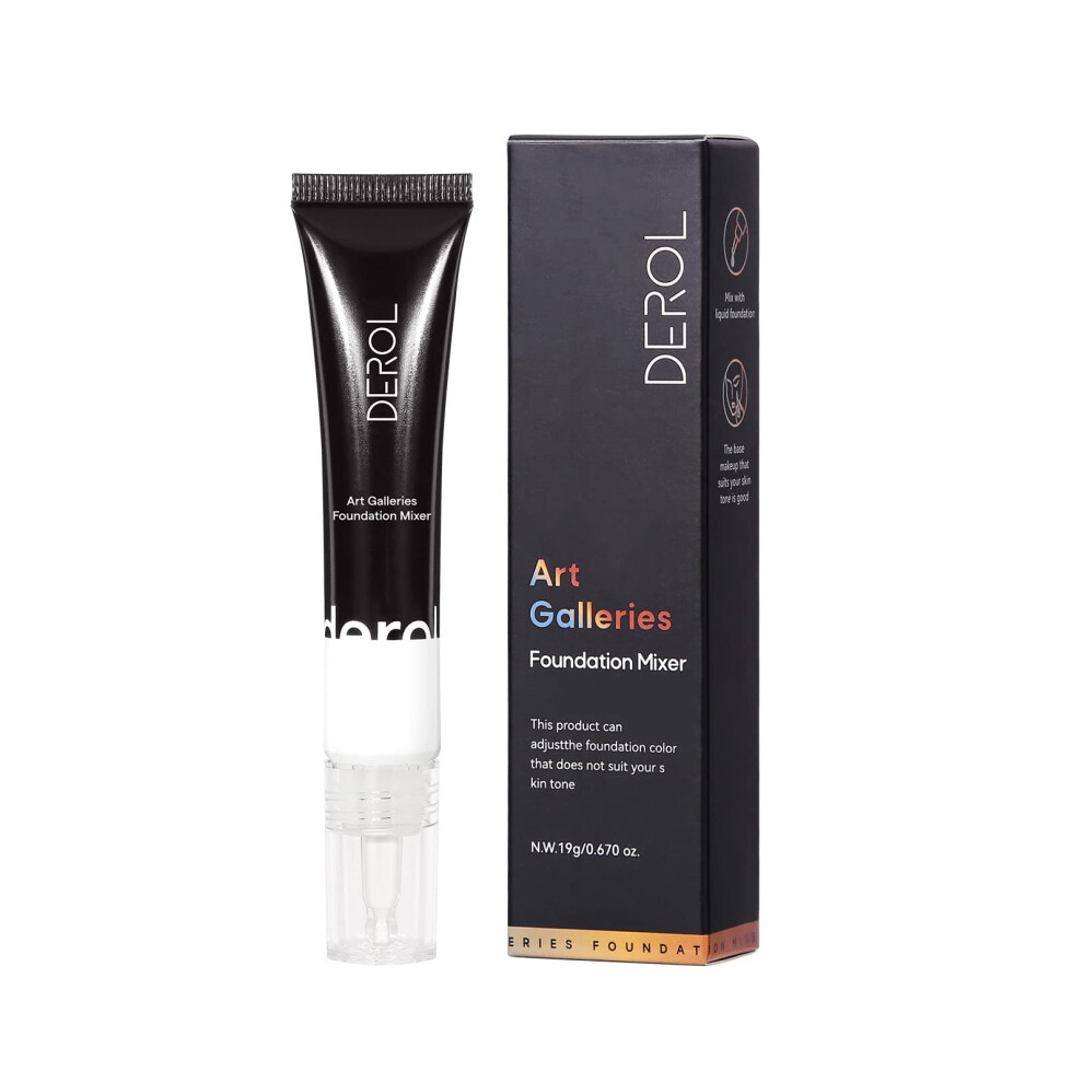 Foundation Mixer, Foundation Adjusting Drops, Color Adjusting Mixer Change Foundation Colour to Match Your Skin Tone (01#White)