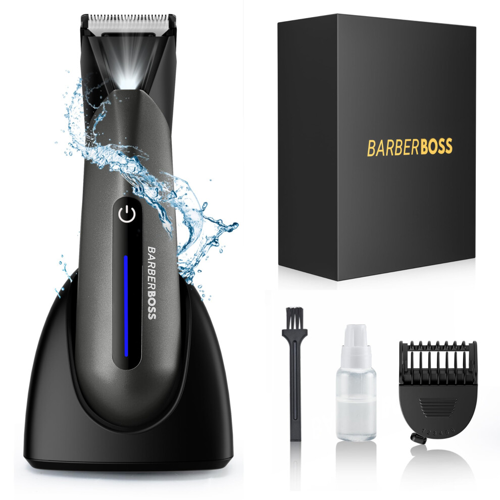Groin & Body Hair Trimmer, Body Groomer Men, Mens Ball Shaver, Ball Trimmer Men, Pubic Hair Trimmer for Men, Body Shavers for Men, Men's Pube Trimmer
