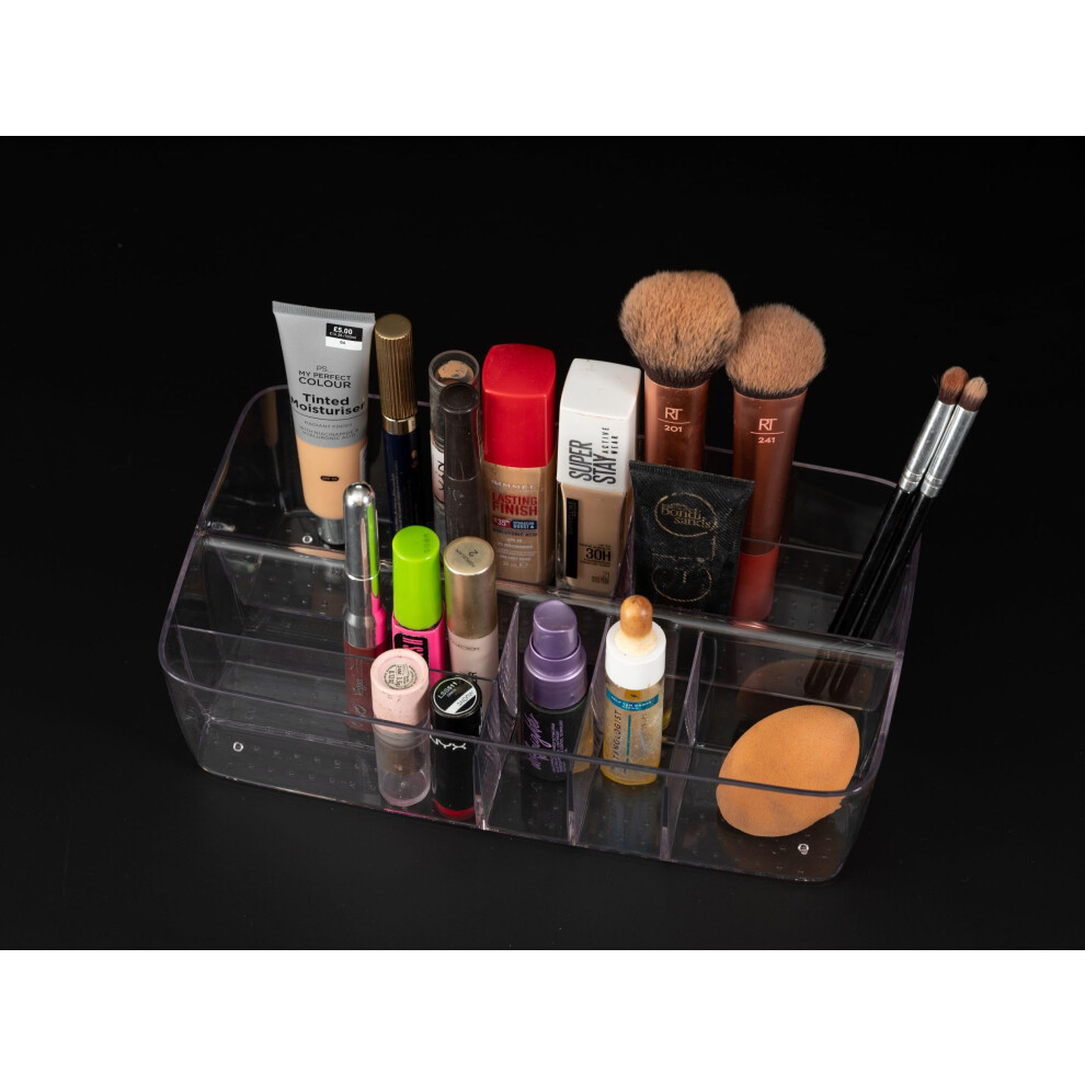 large-2-pull-out-drawer-stackable-organiser-clear-acrylic-make-up-cosmetic-storage-organiser-box--clear-acrylic