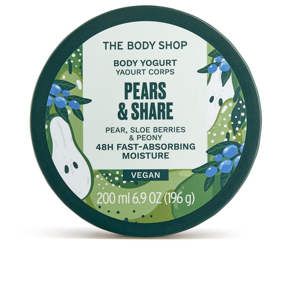 Pears & Share - Pear, Sloe Berries & Peony 200ml Body Yogurt - Vegan