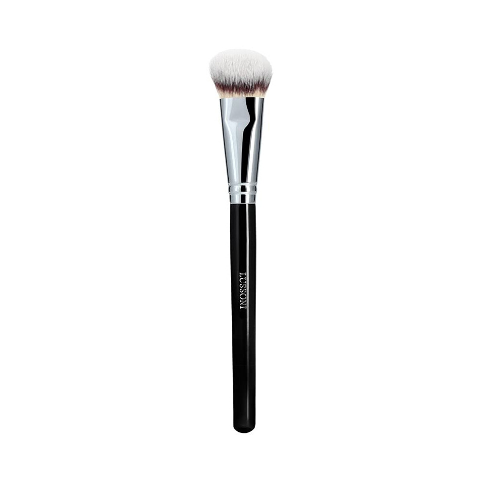 Tb Tools For Beauty Cream Lussoni 100 Series Professional Makeup Brushes For Foundation, Concealer, For Liquid And Cosmetics, Round, Flat, Angled, Tapered And Kabuki (Pro
