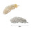 Crystal Feather Hair Clips, Vintage Metal Leaf Hair Clip, 2PCS Rhinestone Hair Pin Hair Barrettes Accessories Ponytail Holder Clip for Women and Girls 2