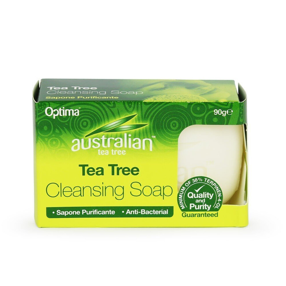 Australian Tea Tree (4 Pack) - Cleansing Soap | 90G | 4 Pack Bundle By