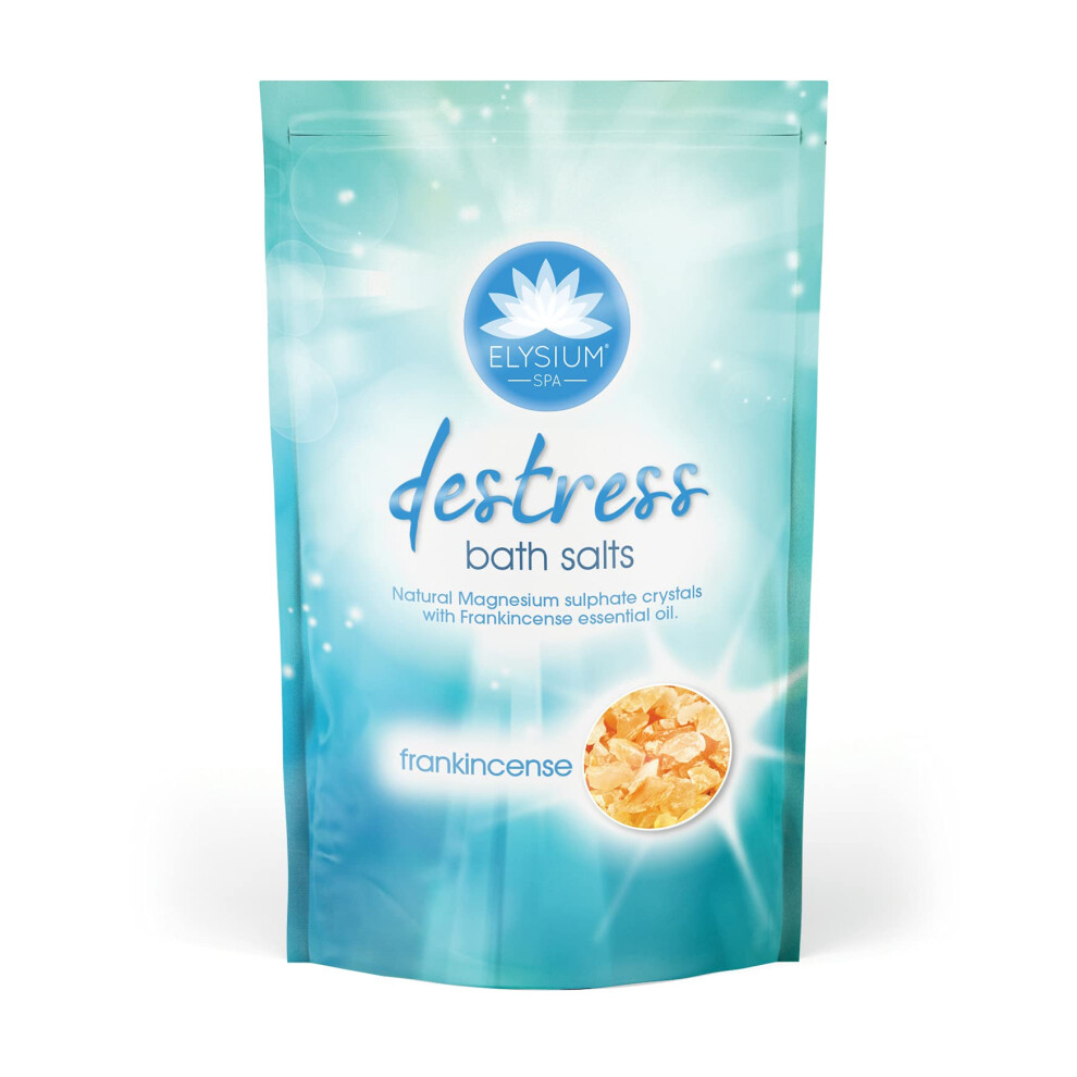 Elysium Spa Destress Bath Salts, 1 Kg Resealable Pack