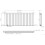 (White, 600 x 1444mm - Double) Flat Panel Radiators Horizontal Vertical Heater 6