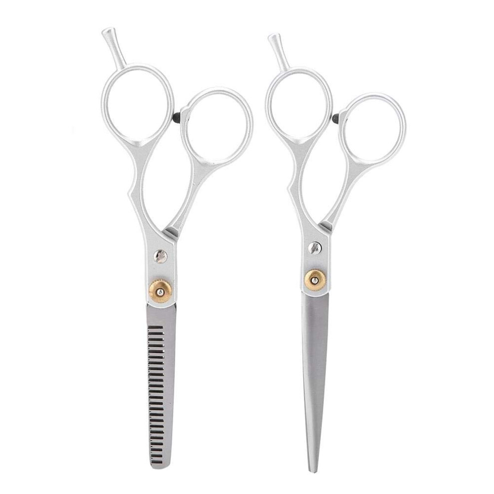 Hair Cutting Scissors, Professional Thining Scissors Set Salon Barber Hairdressing Shear, Make Haircut Look More Natural(Hair Cut Scissor Set)