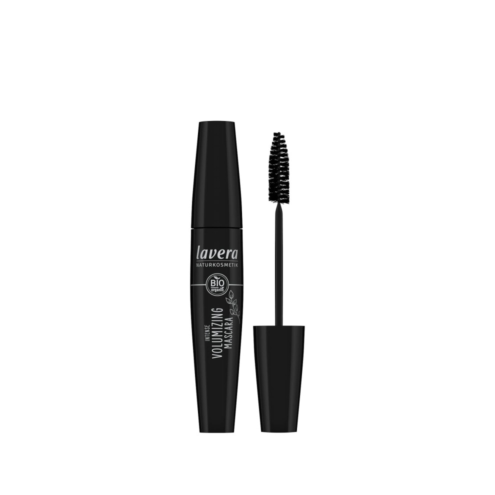 Intense Volumizing Mascara - mascara with organic jojoba oil & Plant-based keratin - for volume, curl & definition - natural make-up - natural
