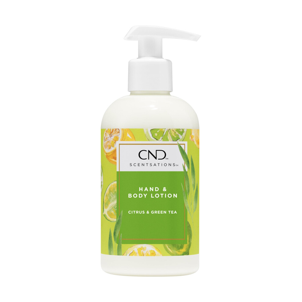 Scentsations - Citrus and Green Tea Lotion by CND for Unisex - 8.3 oz Hand and Body Lotion