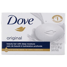 Dove White Moisturizing Cream Beauty Bar 3,75 oz Seife (3er Pack)