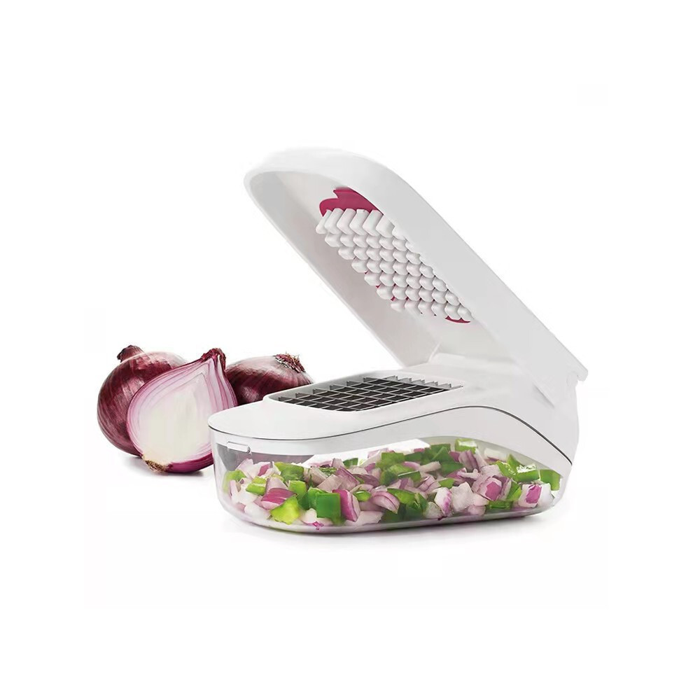 Good Grips Vegetable Chopper with Easy Pour Opening - White