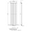 (White, 1600 x 452mm - Single) Flat Panel Radiators Horizontal Vertical Heater 6