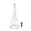 Snow Time 1.35m Light up Cone Tree with 160 Warm White LEDs and Timer Function 5