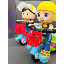 (Multicolor, Boy (random Color)) 1pc Music Stunt Cool Tricycle Car 360 Degree Rotate Luminous Motorcycle Baby Toys Easy To Use Best Christmas Gift For Children Kids