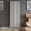 (White, 1600 x 608mm - Double) Flat Panel Radiators Horizontal Vertical Heater 3