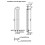 (White, 1800 x 304mm - Double) Flat Panel Radiators Horizontal Vertical Heater 7