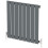 (Anthracite, 600 x 604mm - Single) Flat Panel Radiators Horizontal Vertical Heater 5