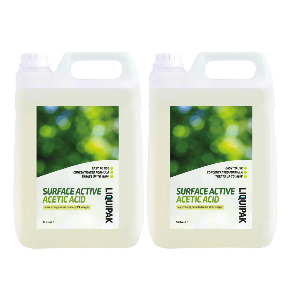 (Surface Active 2x5L) Surface Active Acetic Acid 20%, Concentrated