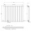 (Anthracite, 600 x 756mm - Single) Flat Panel Radiators Horizontal Vertical Heater 6