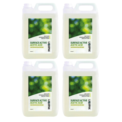 (4x5 Litres) Surface Active Acetic Acid 20%, Concentrated