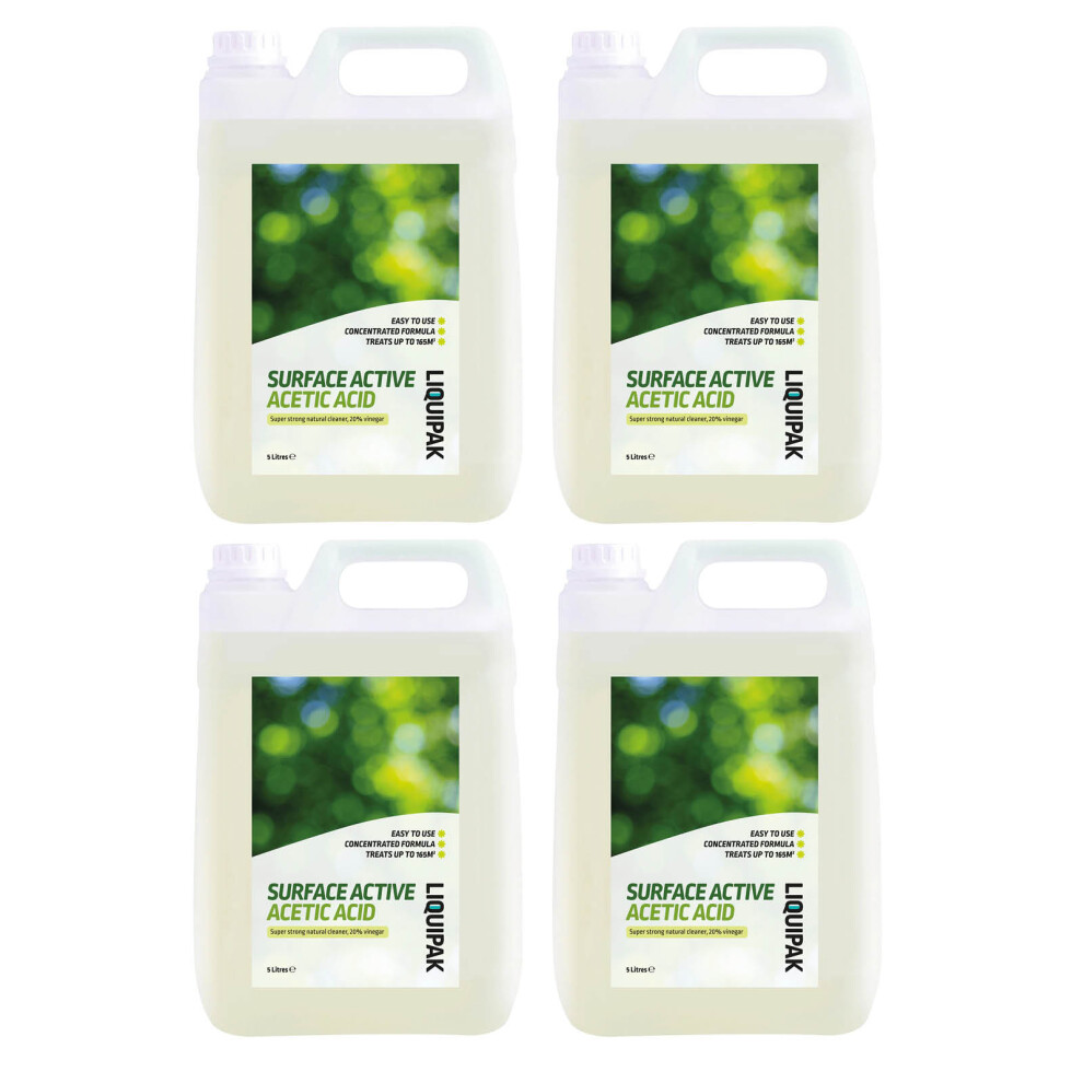 (Surface Active 4x5L) Surface Active Acetic Acid 20%, Concentrated