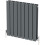 (Anthracite, 600 x 608mm - Double) Flat Panel Radiators Horizontal Vertical Heater 5