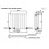 (Anthracite, 600 x 608mm - Double) Flat Panel Radiators Horizontal Vertical Heater 7