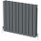 (Anthracite, 600 x 760mm - Double) Flat Panel Radiators Horizontal Vertical Heater 5